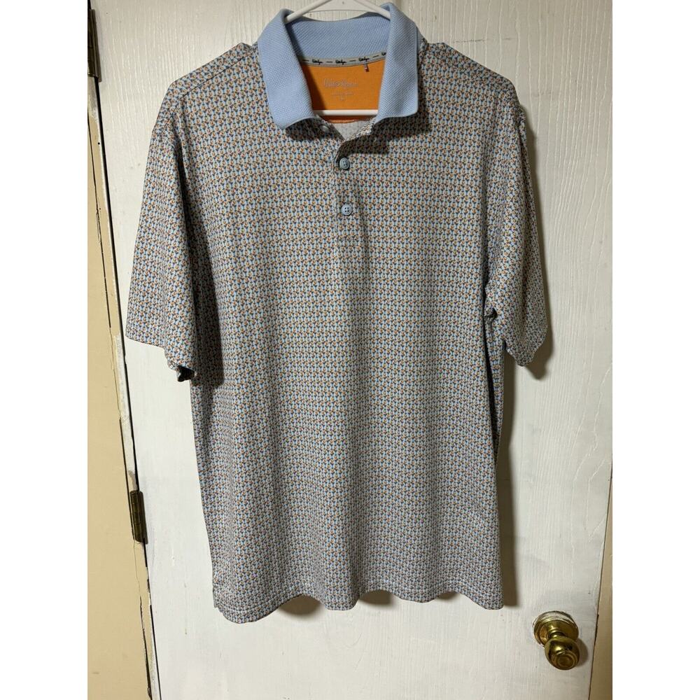 walter hagen golf shirt medium martini pattern